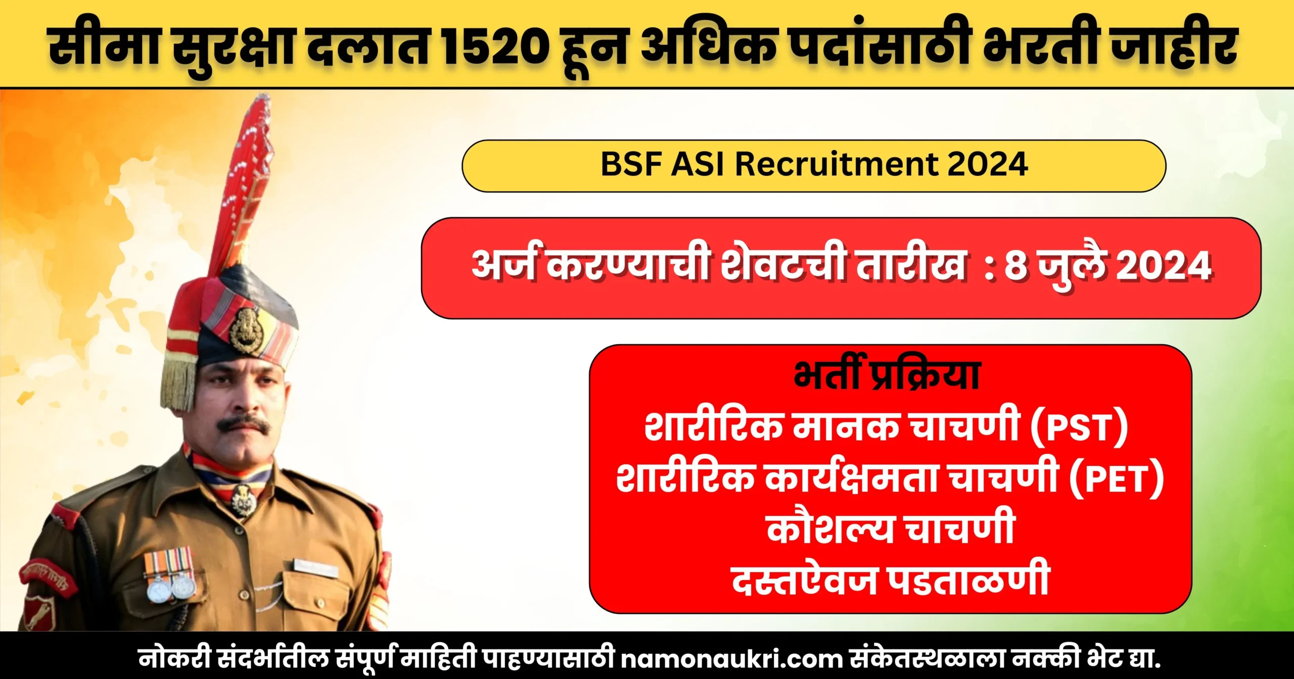 BSF ASI Recruitment 2024