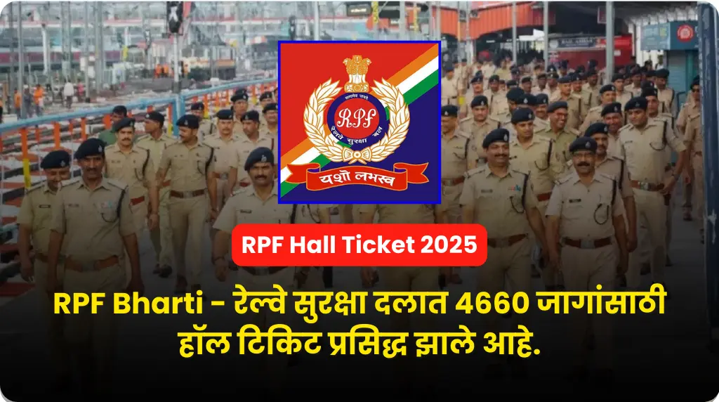 RPF Hall Ticket 2025